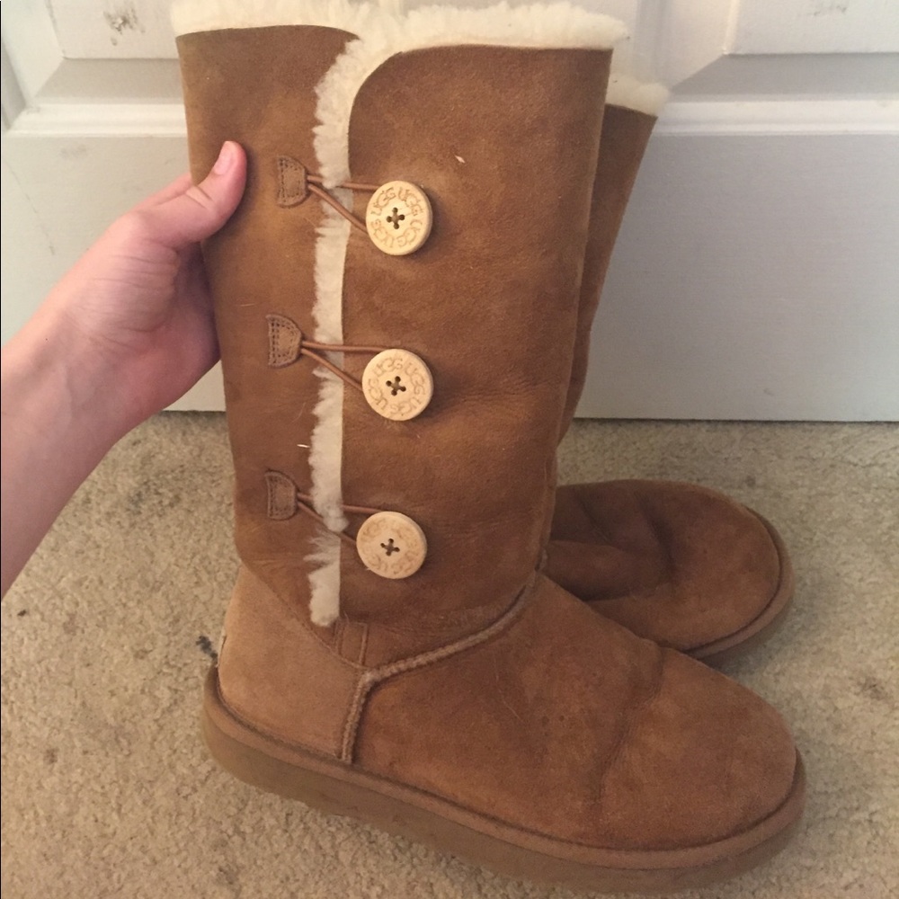 UGG brand tall bailey button boots